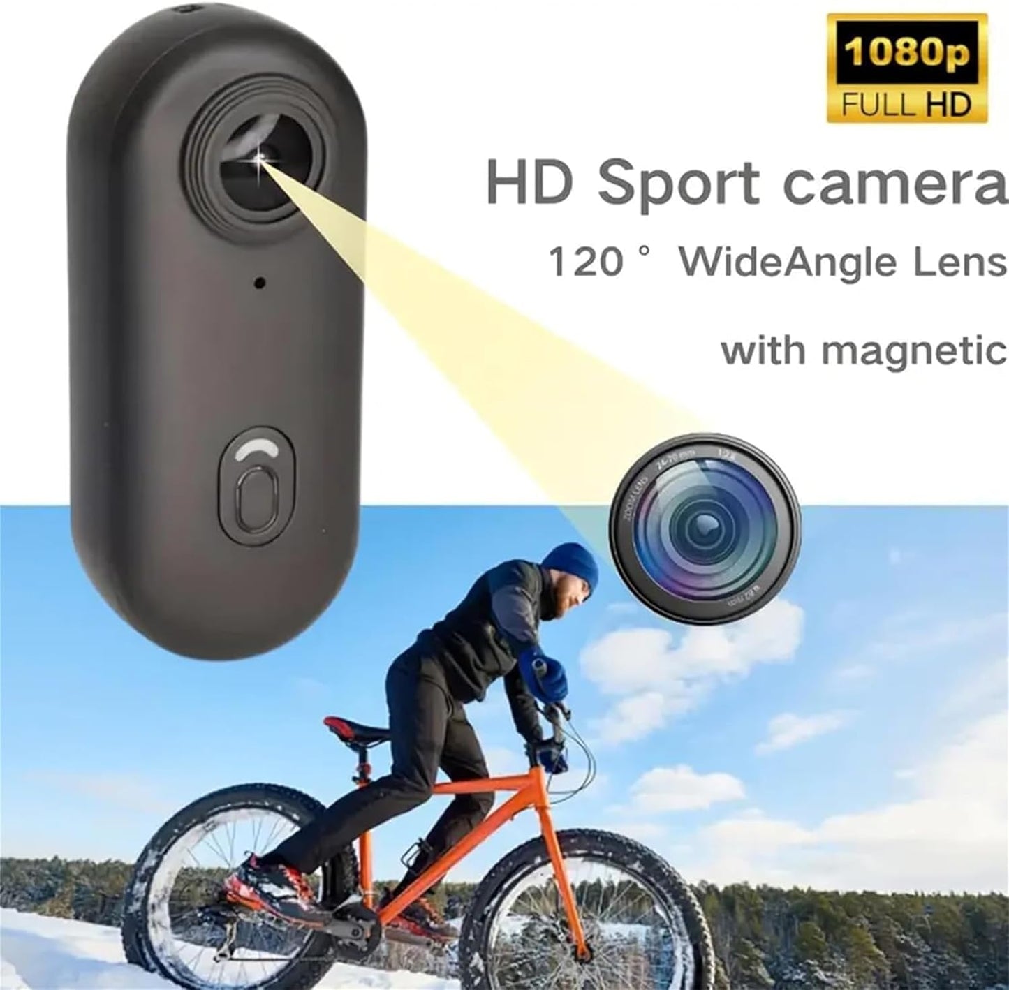 The Snap Camera 4k Mini Handsfree Bodycam