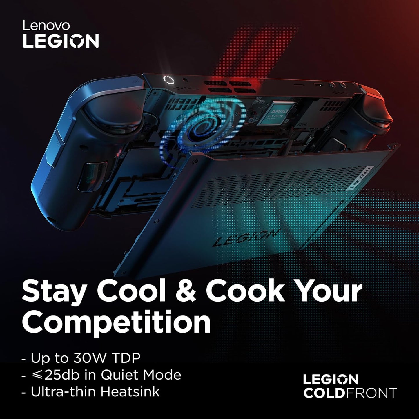 Lenovo Legion Go 8.8" 2K جهاز ألعاب محمول | Ryzen Z1 Extreme | 16GB | 512GB SSD