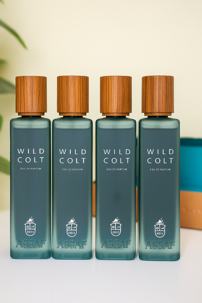 Wild Colt by Assaf – 4 Bottles × 200ml (Total 800ml) | وايلد كولت من أساف – 4 عبوات × 200 مل (إجمالي 800