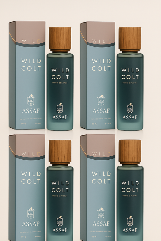 Wild Colt by Assaf – 4 Bottles × 200ml (Total 800ml) | وايلد كولت من أساف – 4 عبوات × 200 مل (إجمالي 800