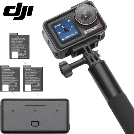 DJI Osmo Action 5 Pro – Next-Gen 4K Dual Screen Action Camera + Full Accessory Kit